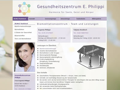 Sitemap - Gesundheitszentrum Eugenia Philippi in Dresden für ganzheitliche Medizin